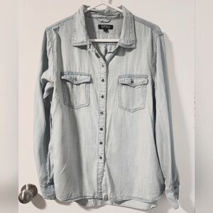 Jean button down